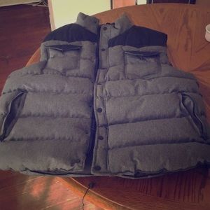 Decibel grey and black winter vest
